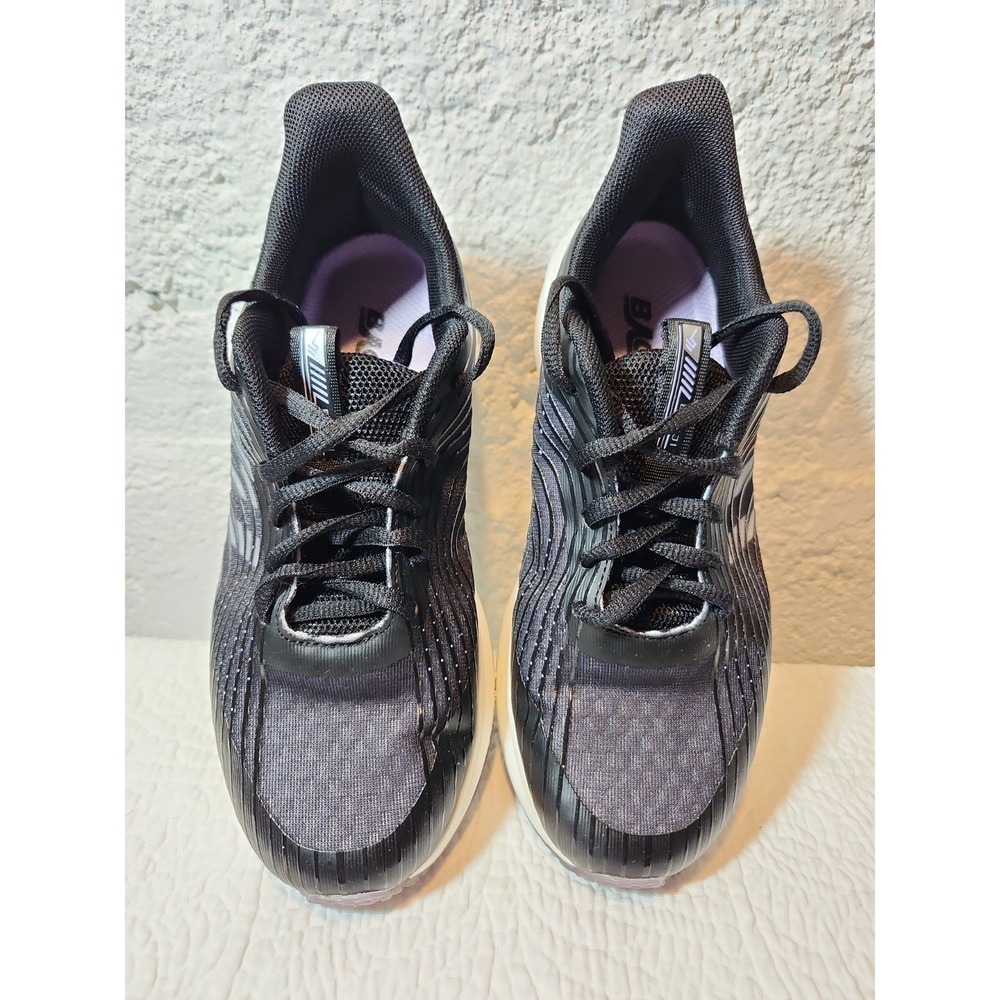 BAOJIE Model BJW974 Women's Sneakers US7 EUR37 Purple and Black Lace Up